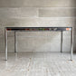 USMハラー USM Haller モジュラーファニチャー ハラーテーブル ワーキングデスク W150cm アジャスター パールグレーラミネート(ホワイト) 高さ調整機能付き スイス ♪