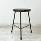ピエールジャンヌレ Pierre Jeanneret スツール Stool チーク材 三角脚 ビンテージ レター入り チャンディーガル 1960s ●