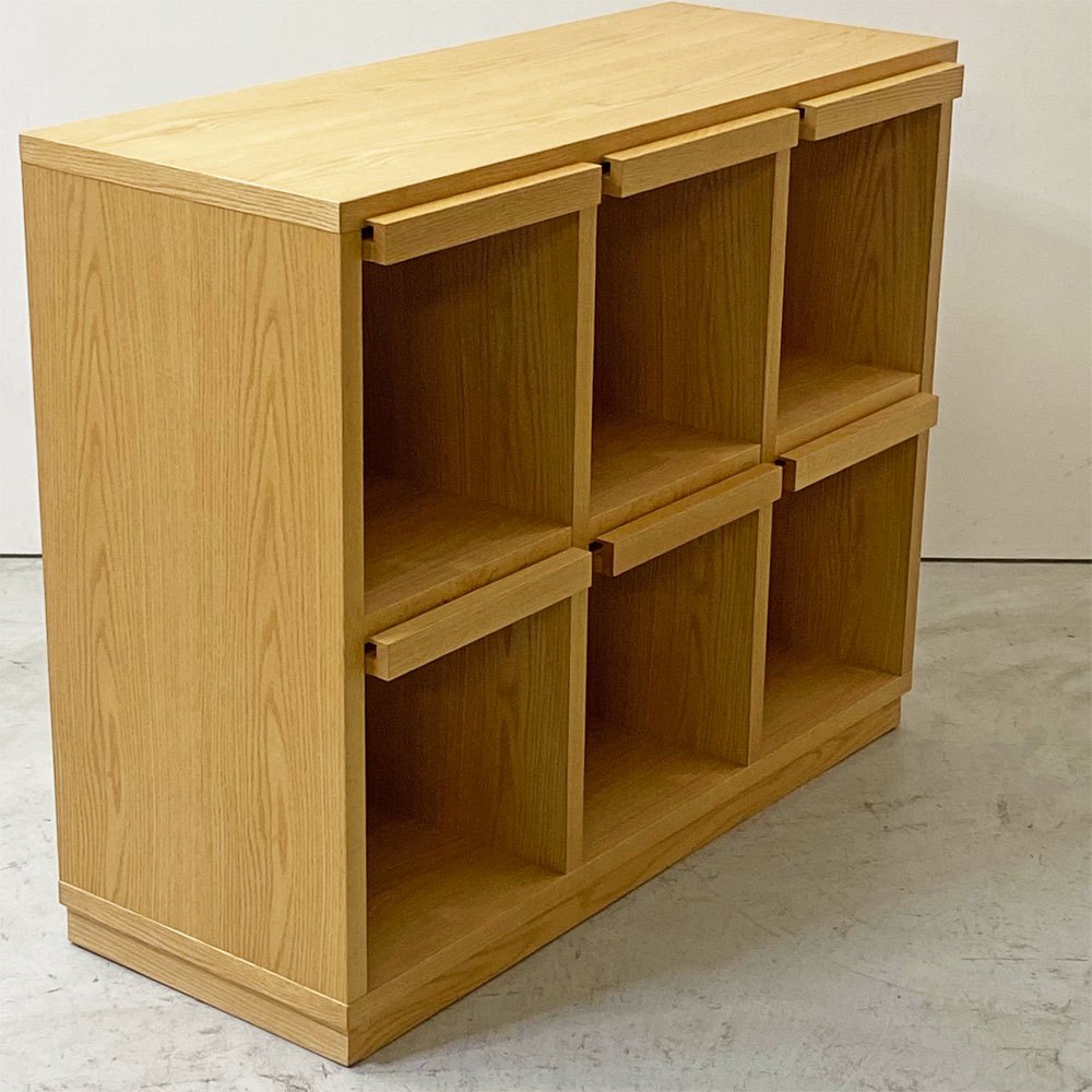 リアルスタイル REAL Style バンクロフト BANCROFT ブックシェルフ 1133 オーク材 6フラップドア  ●