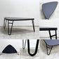 カッシーナ Cassina 519 PETALO ペタロ ローテーブル ネストテーブル 3pcs Red x Glay x Yellow シャルロット・ペリアン Charlotte Perriand ●