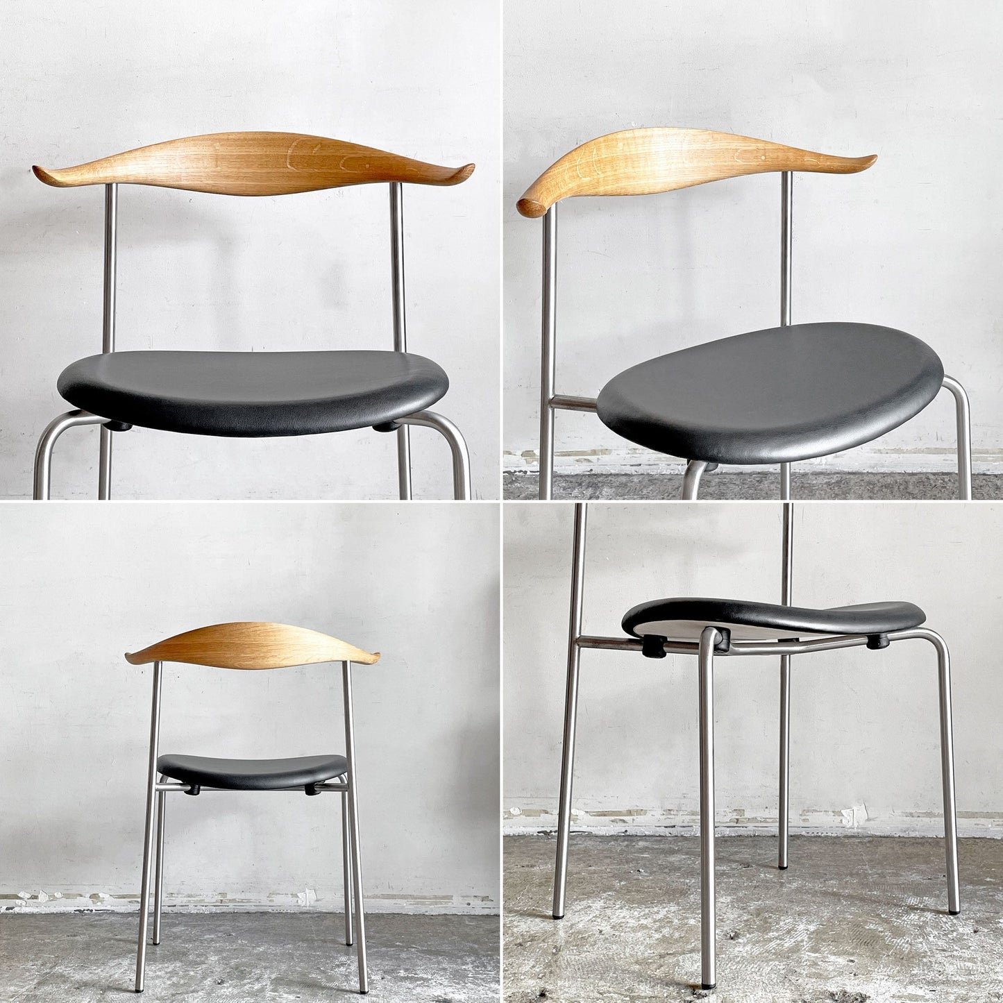 カールハンセン＆サン Carl Hansen & Son CH88P ダイニングチェア オーク材 本革 レザー ハンス J. ウェグナー 北欧家具 ■