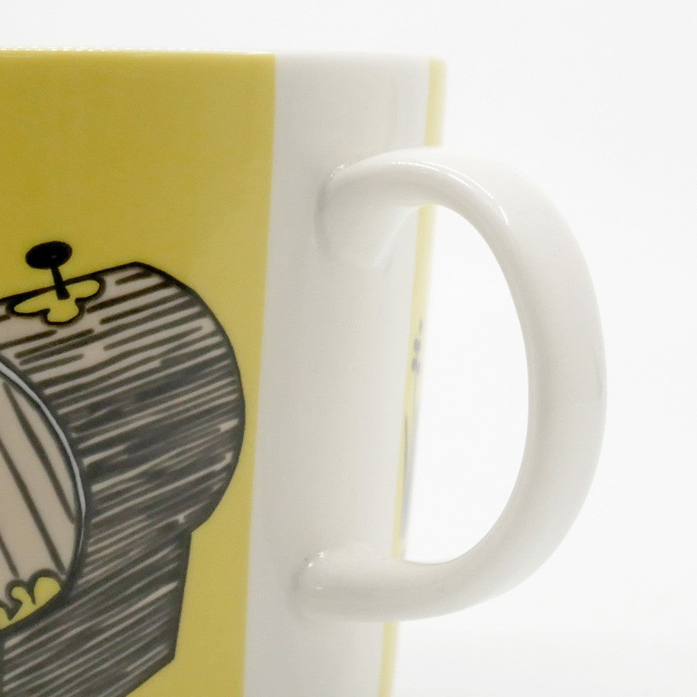 アラビア ARABIA ムーミンマグ MOOMIN スノークのお嬢さん フローレン イエロー 廃番 フィンランド 北欧食器 ●