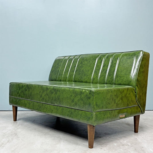ニコアンド niko and... クラシック ダイナー CLASSIC DINER ベンチ ソファ BENCH SOFA グリーン PVCレザー LDスタイル ◎