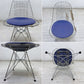 ヴィトラ vitra ワイヤーチェア Eames Wire Chair DKR5 エッフェルベース シートパッド付 C&R イームズ ミッドセンチュリー ●