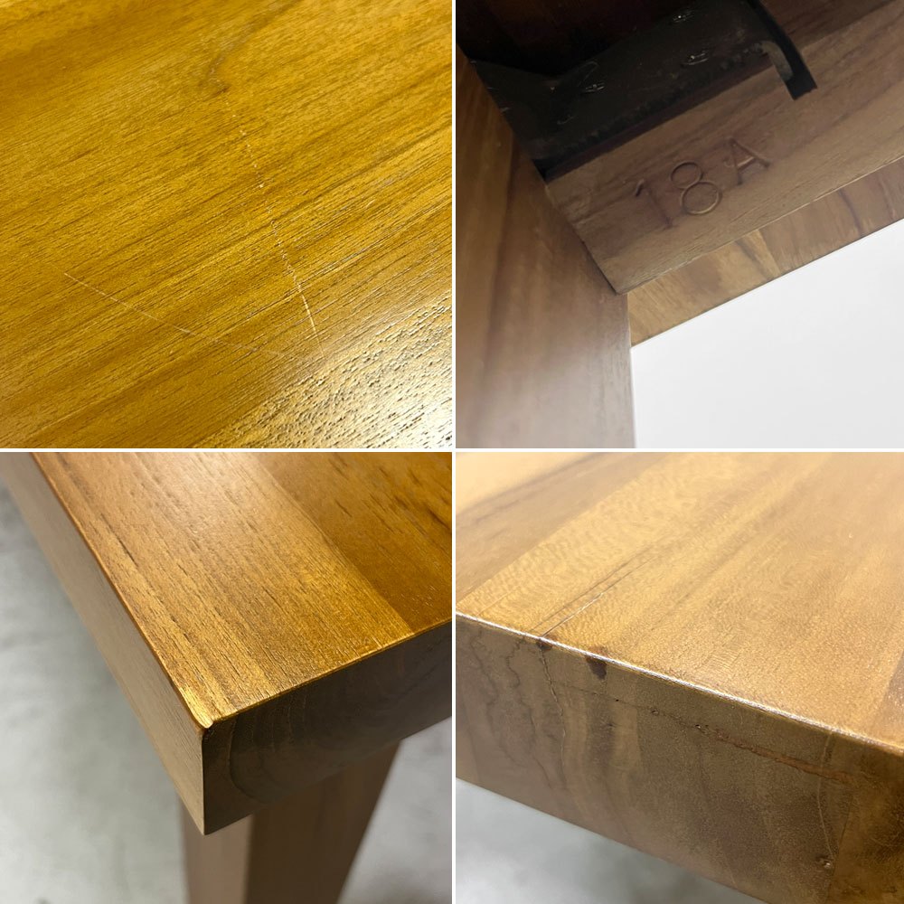 カジャ KAJA チスタ CHISTA オールドチーク チーク無垢材 古材 ダイニングテーブル W180cm インドネシア アジアン家具 ●