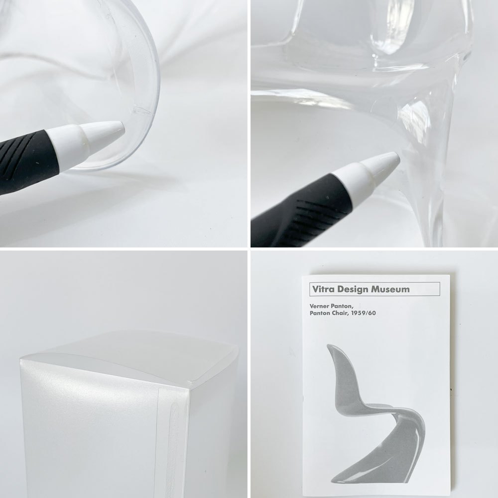 ヴィトラ デザインミュージアム Vitra Design Museum ミニチュアコレクション パントンチェア 1/6スケール 限定カラー クリア 廃盤 ★