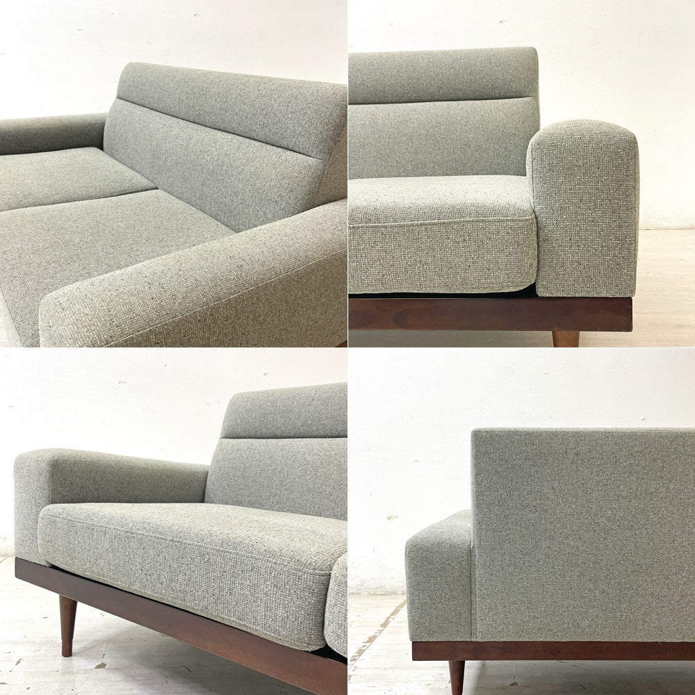 パシフィックファニチャーサービス P.F.S スタンダードC STANDARD C 2P LOVE ソファ グレー w144cm ●