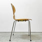 フリッツハンセン Fritz Hansen アントチェア 4本脚 ナチュラルビーチ ラッカー アルネ・ヤコブセン 北欧家具 K ●