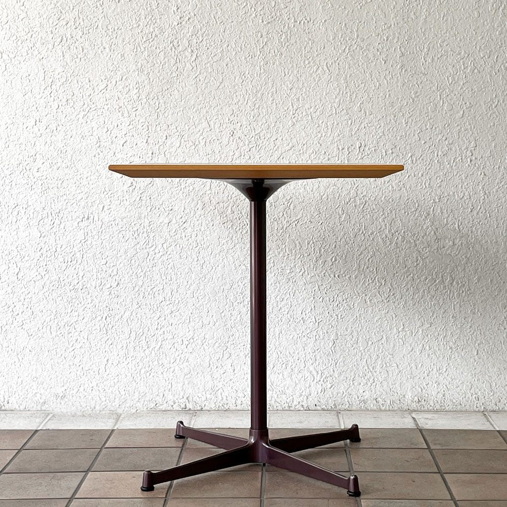 コッコレ coccole スクエアテーブル SQUARE TABLE カフェテーブル オーク材 ｗ60cm インダストリアルデザイン 定価￥51,700-◇