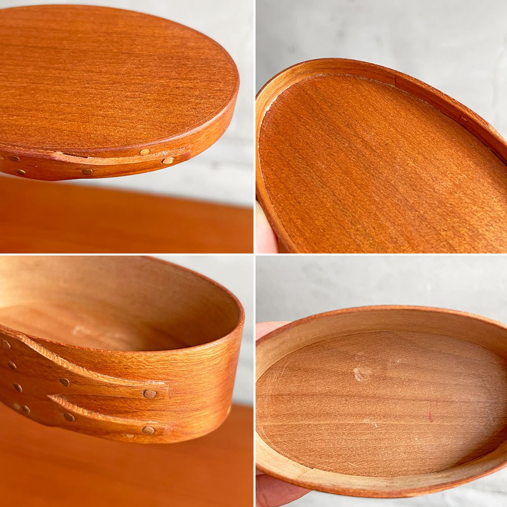 IFUJI 井藤昌志 シェーカーボックス  オーバルボックス type-R #0 ナチュラル サクラ チェリー材 シェーカー家具 現代作家 定価￥6,600-  ♪