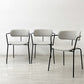 ワークプラス Work Plus ホアカチェア HOAKA CHAIR アームチェア スタッキング スチールフレーム ファブリック グレー アスプルンド取扱 C ●