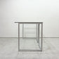 ビスレー BISLEY デスクプラン DESK PLAN Lフット ワーキングテーブル デスク ガラス天板 スチール脚 W170cm イギリス ●