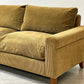 トラックファニチャー TRUCK FURNITURE FKソファ SOFA 3シーター コーデュロイ ウォールナット無垢材 フェザークッション 張地F-21 グリーン ●