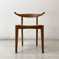 ウッドユーライクカンパニー WOOD YOU LIKE COMPANY アイチェア AI CHAIR アームチェア チェリー無垢材 ファブリック張替え済み ライトグリーン A ●