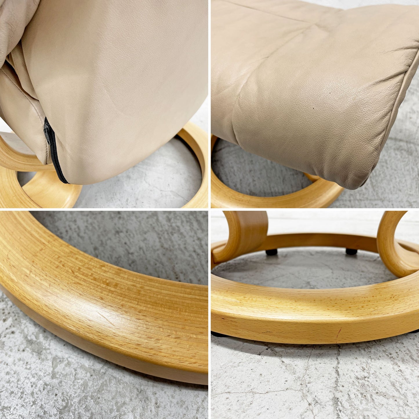 エコーネス EKORNES ストレスレスチェア Stressless レノ RENO リクライニングチェア オットマンセット ノルウェー Mサイズ 〓
