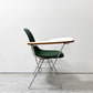 ハーマンミラー Herman Miller サイドシェルチェア セカンド 2nd ビンテージ アプホルスター スクールベース スタッキングベース 肘掛けテーブル付 イームズ ミッドセンチュリー E ●