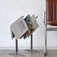 カルテル Kartell クラウディア エヴァンジェリスタ Claudia Evangelista マガジンラック フィリップ・スタルク Philippe Starck グレー 展示品 ◇
