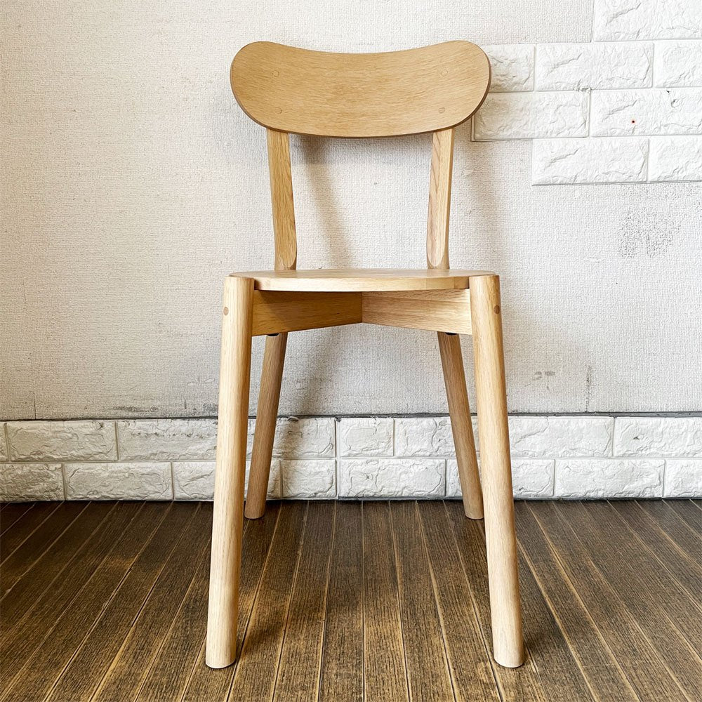 カリモクニュースタンダード KARIMOKU NEW STANDARD キャストールチェア CASTOR CHAIR ダイニングチェア PURE OAK 板座 スタッキング BIG-GAME B ◎