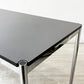USMモジュラーファニチャー USM Haller USMハラーテーブル ワーキングデスク ダイニング グラファイトグレー リノリウム アジャスター 高さ調整機能付 スイス ●