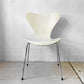 フリッツハンセン Fritz Hansen セブンチェア ラッカー ホワイト スタッキング アルネ・ヤコブセン デンマーク 北欧家具 B ★