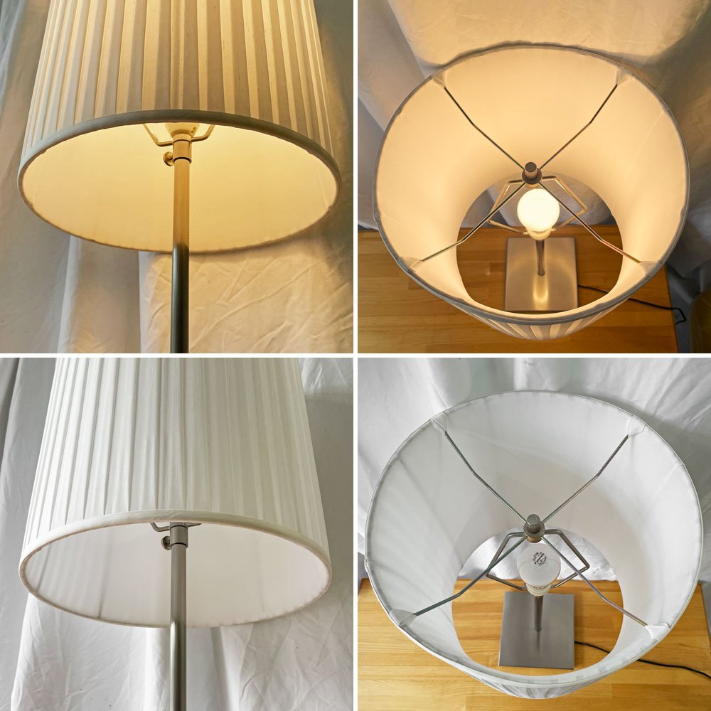 ワイスワイス WISE WISE プリーツ PLEATS KW-701 テーブルランプ Φ30cm デスクライト 卓上照明 高さ調整可能 定価￥47,250- ◇