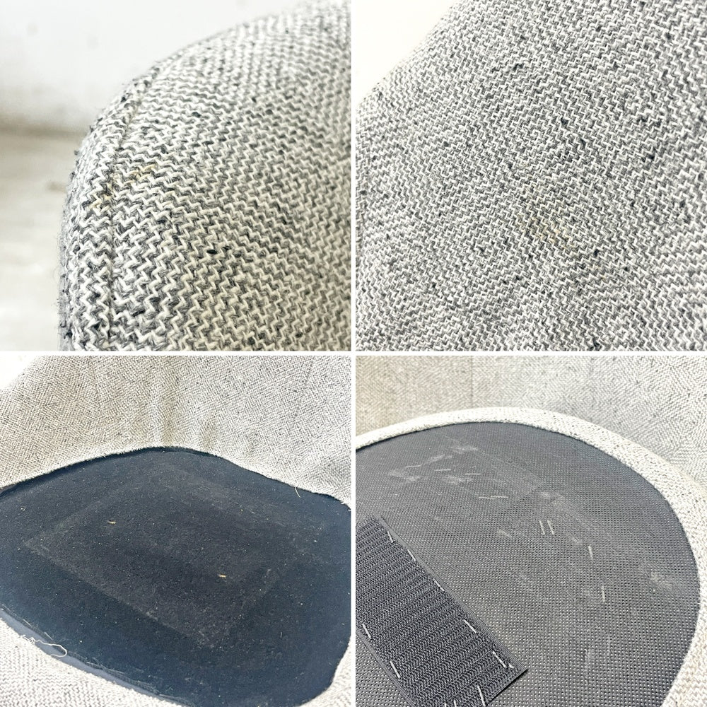 モモナチュラル Momo Natural モールドラウンドチェア MOLD ROUND M-ROUND CHAIR EM ダイニングチェア 回転式 オーク材 カバーリング仕様 定価￥49,000- ●