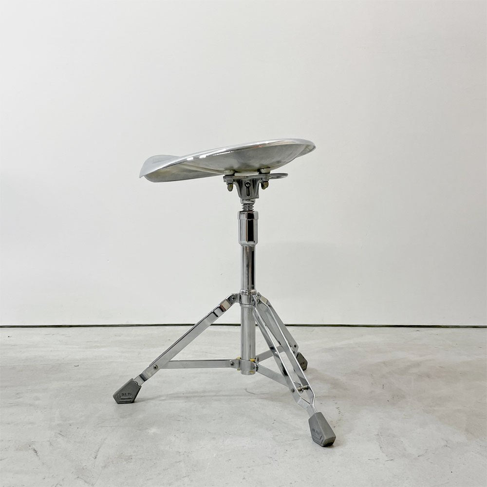 ダルトン DULTON X2 ビートスツール BEAT STOOL 回転式 無段階高さ調節 スチール クローム 折り畳み 廃番 B ●