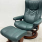 エコーネス EKORNES ストレスレスチェア ウイング stressless Wing リクライニングチェア Mサイズ オットマン付き 北欧 〓