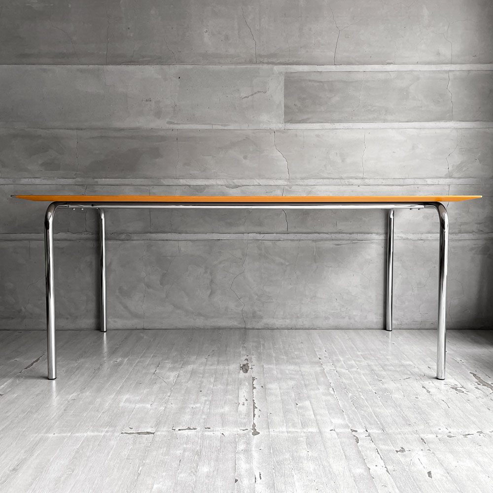 デイヴィッドデザイン David design ワーキングテーブル ダイニングテーブル メープル材 スチールレッグ W180cm 北欧家具 スウェーデン♪