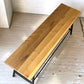 クラッシュゲート CRASH GATE ノットアンティークス knot antiques ルーイ LOEI ダイニングベンチ W120cm オーク無垢材 インダストリアル 廃盤 関家具 ★