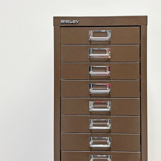 ビスレー BISLEY ベーシック BASIC 39/15 15段ドロワー キャビネット A4サイズ ブラウン トレイ×1 付属 ●