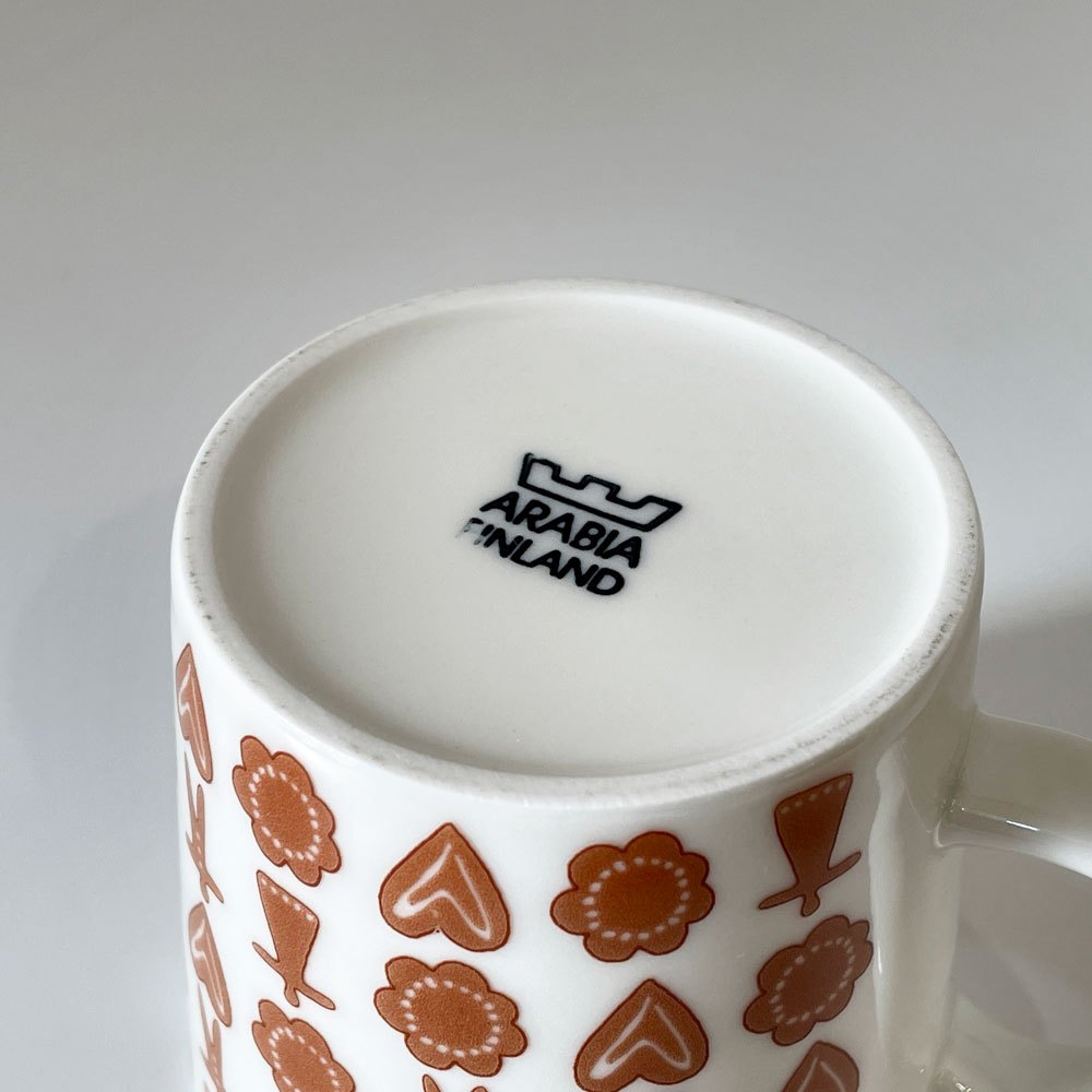 アラビア ARABIA ジンジャーブレッドクッキー クリスマス マグ ピエタリ・ポスティ 2004年限定 北欧雑貨 ◎