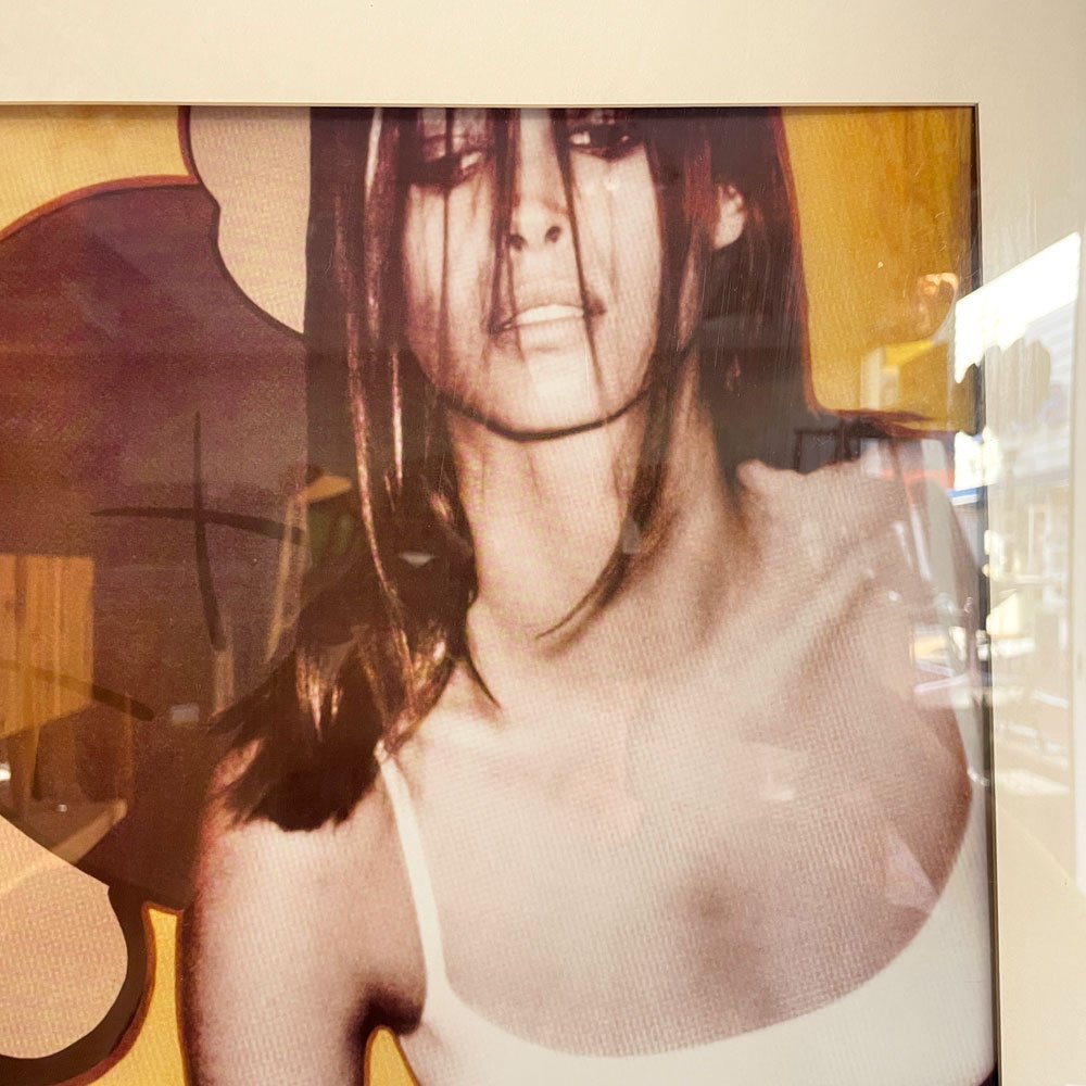 カウズ KAWS × クリスティ・ターリントン Christy Turlington TOKION ポスター コンパニオン 1999年 額装品 限定品 ♪
