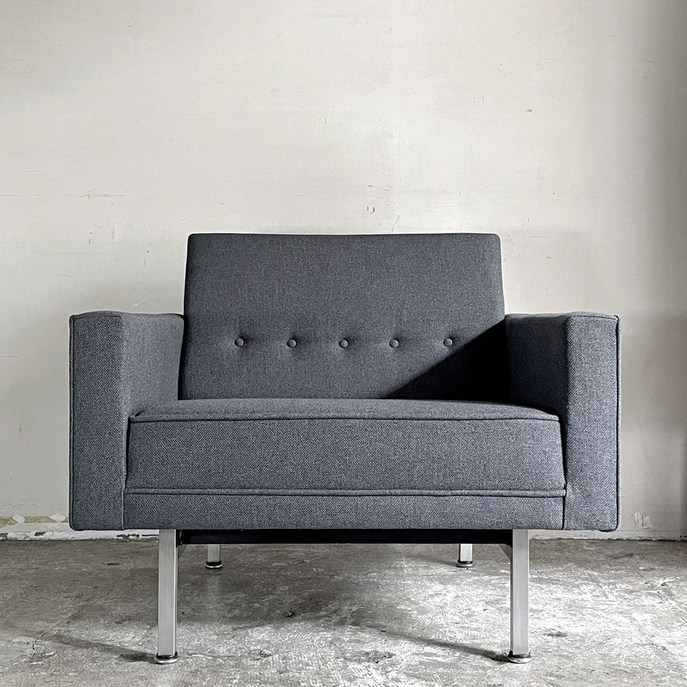 ハーマンミラー Herman Miller モジュラーシーティンググループ 1Pソファ 一人掛けソファ ラウンジチェア ジョージ・ネルソン ミッドセンチュリー ビンテージ ■