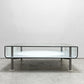 イデー IDEE トーキョー ローテーブル TOKYO Low Table ガラストップ モダン スチール プライウッド ホワイト クラウディオ・コルッチ ビンテージ ●