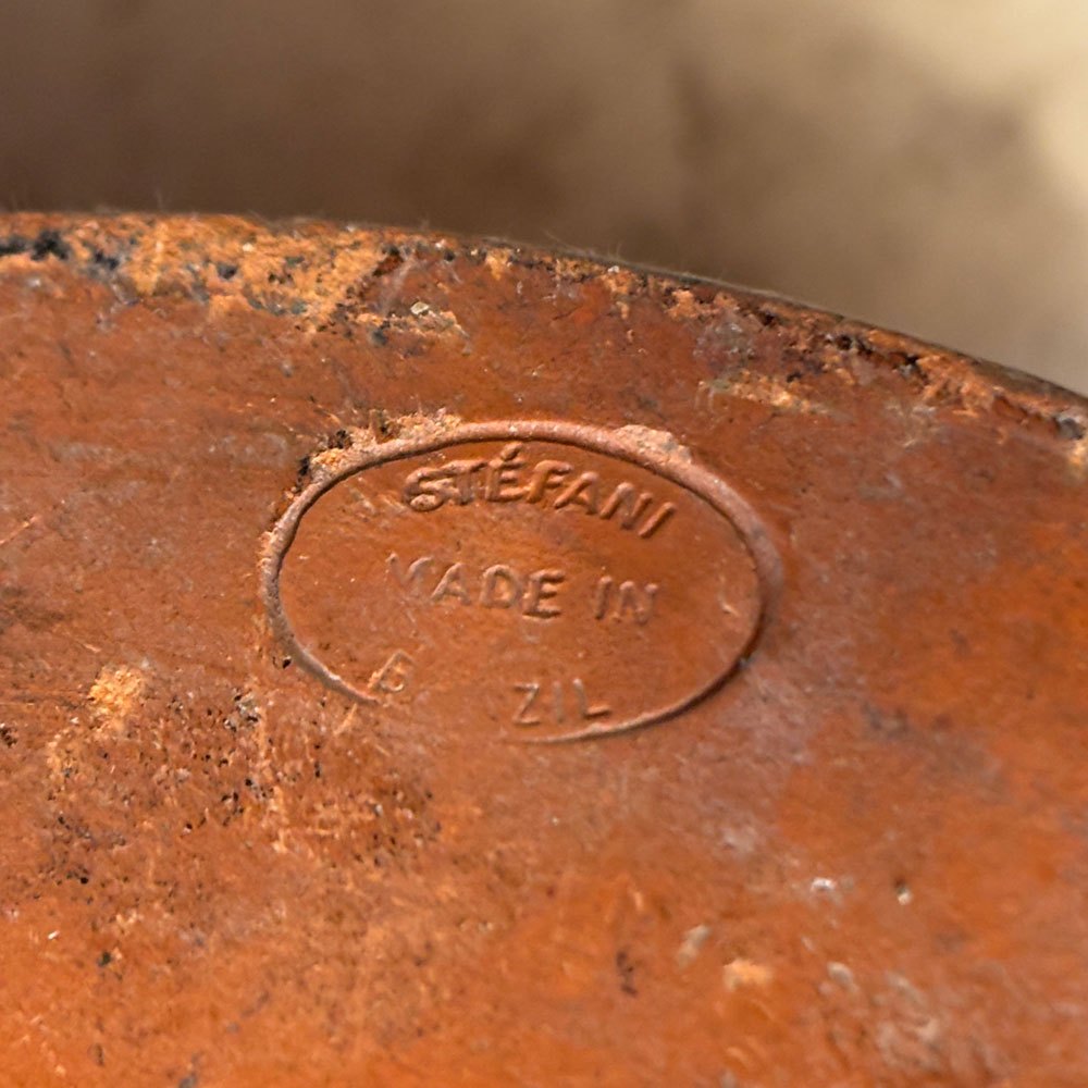 STEFANI テラコッタ 大型 植木鉢 プランター 花瓶 フラワーベース 壷 ディスプレイ 什器 シンプル リゾート H53cm ブラジル製 ●