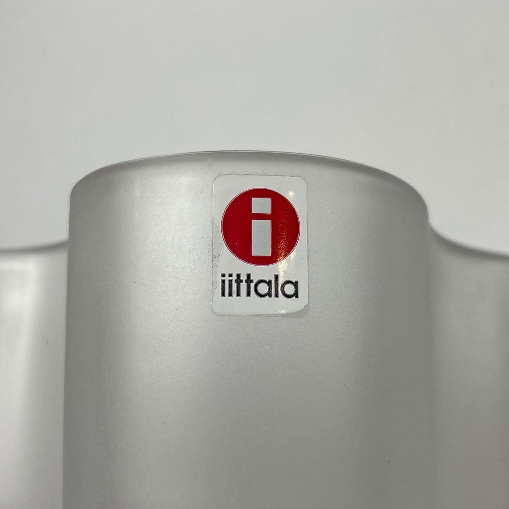 イッタラ iittala アルヴァ・アアルトコレクション Alvar Aalto Collection キャンドルホルダー 55mm フロスト 箱付 廃番 北欧雑貨 ★