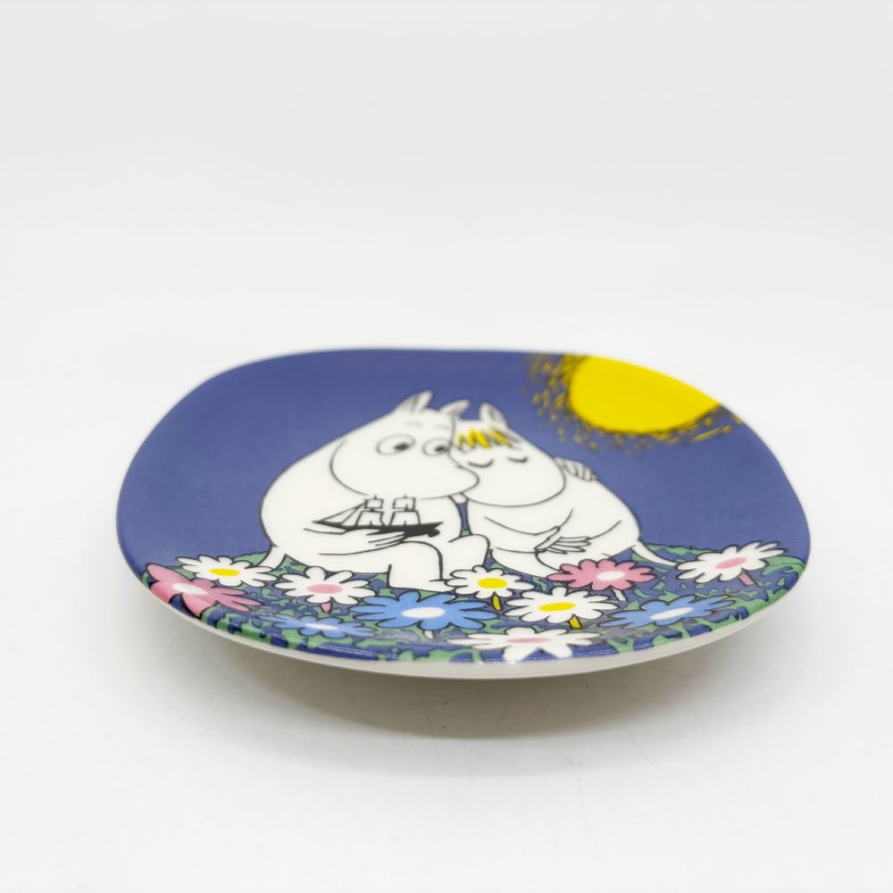 アラビア ARABIA ムーミン Moomin 月光 Moonshine プレート 飾り皿 1991-1997 廃番 フィンランド 北欧食器 A ●