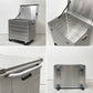 アルポス ALPOS アルミコンテナ ALUMINUM CONTAINER キャスター付き 239L PSF取り扱い 定価￥83,600- ●