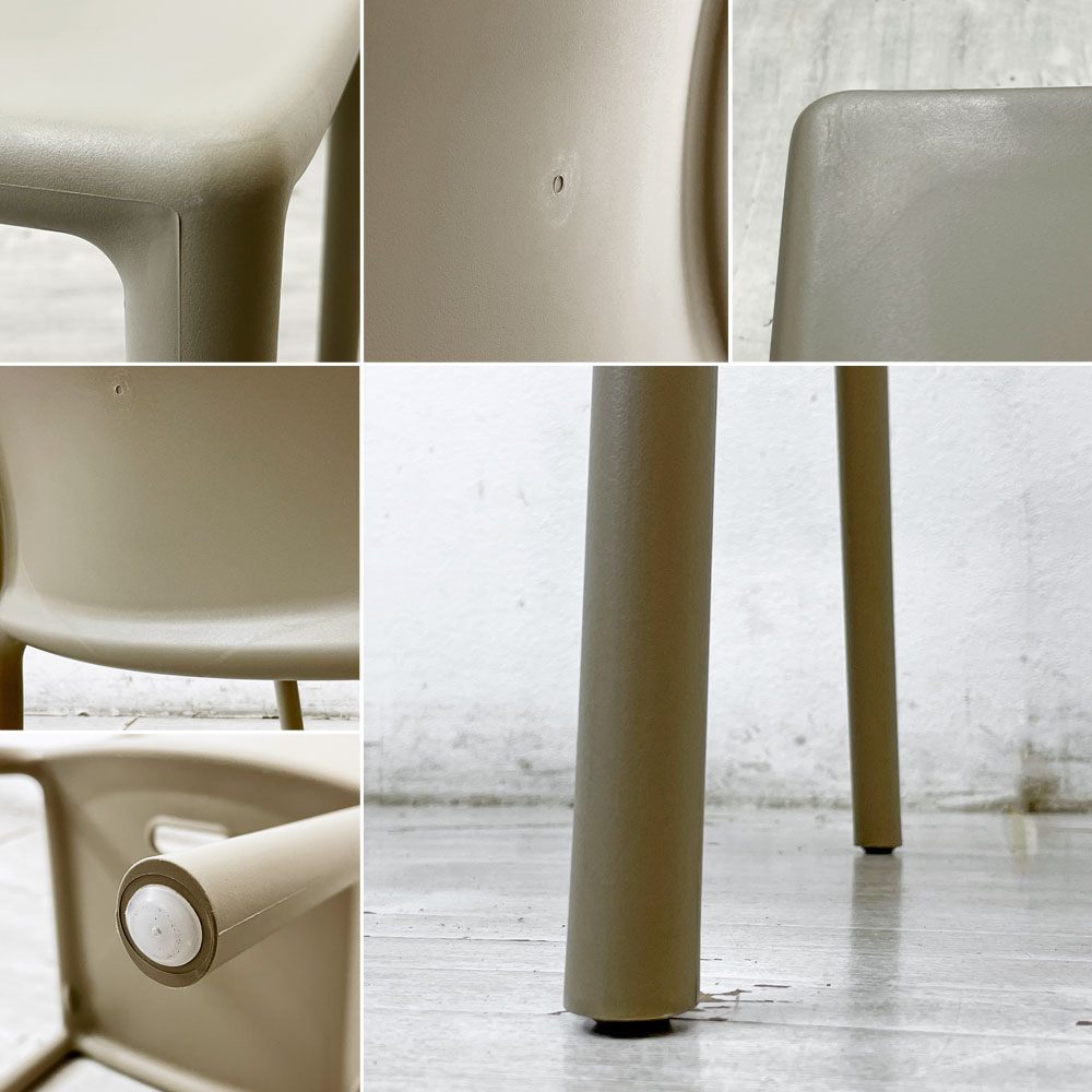 マジス MAGIS エアチェア AIR CHAIR ベージュ スタッキングチェア ダイニングチェア ジャスパー・モリソン イタリア B ●