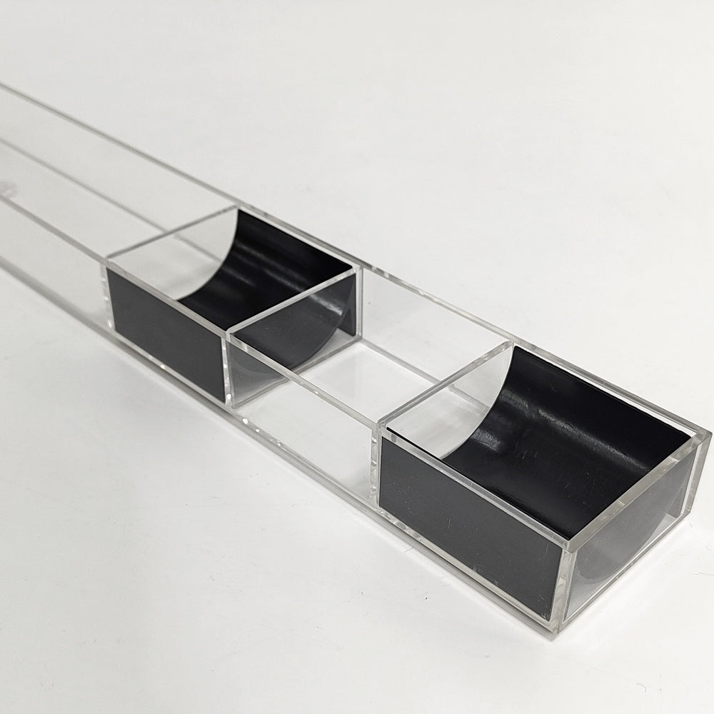 カルテル Kartell デスクトレイ 卓上ホルダー Model 4643 W60cm ピオ・マンズ Pio Manzu イタリア ビンテージ ●