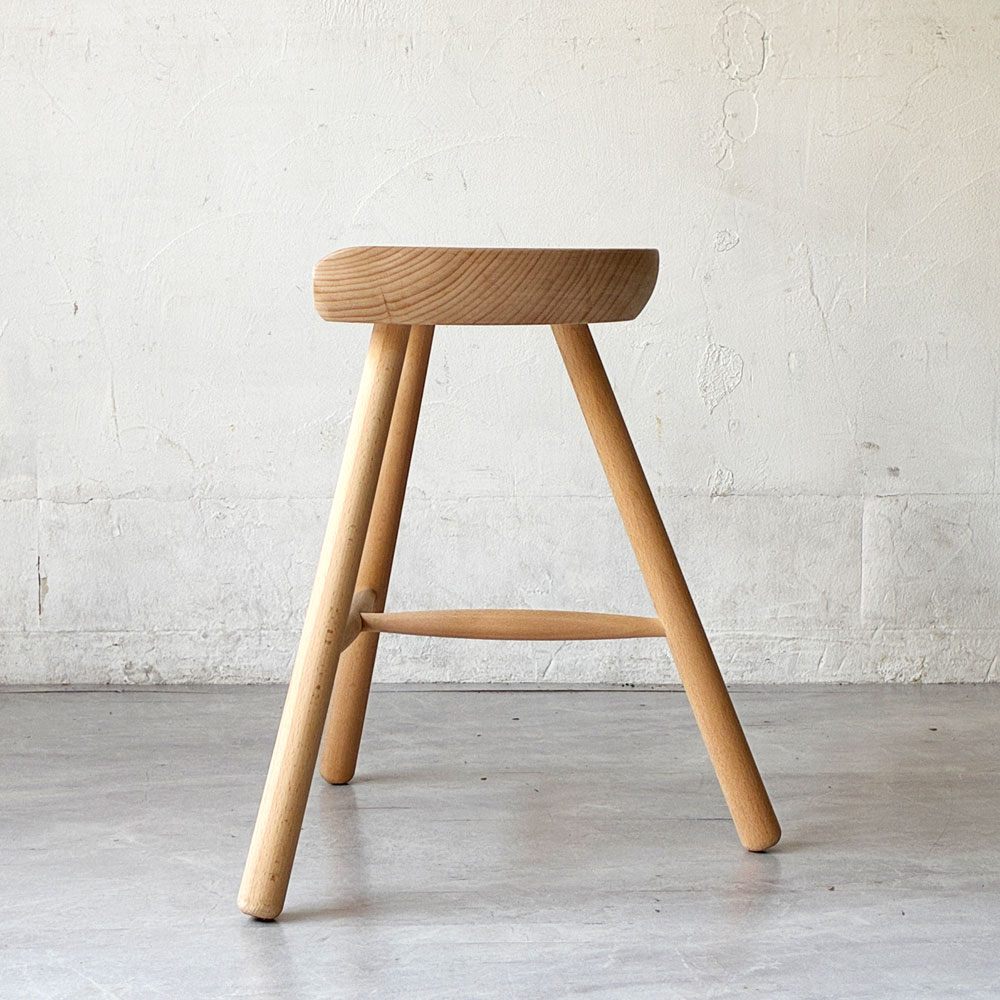 ワーナー Werner シューメーカーチェア Shoemaker Chair NO.49 スツール ビーチ材 ラーズ・ワーナー デンマーク 美品 北欧家具 ★