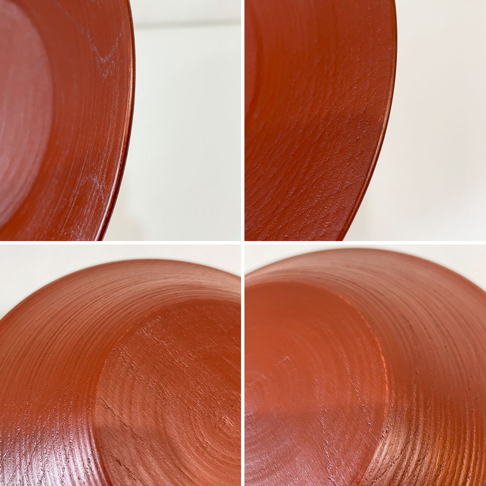 赤木明登 Akito Akagi 深皿 赤 nurimono 約21cm 漆器 輪島塗 現代作家 D ◎