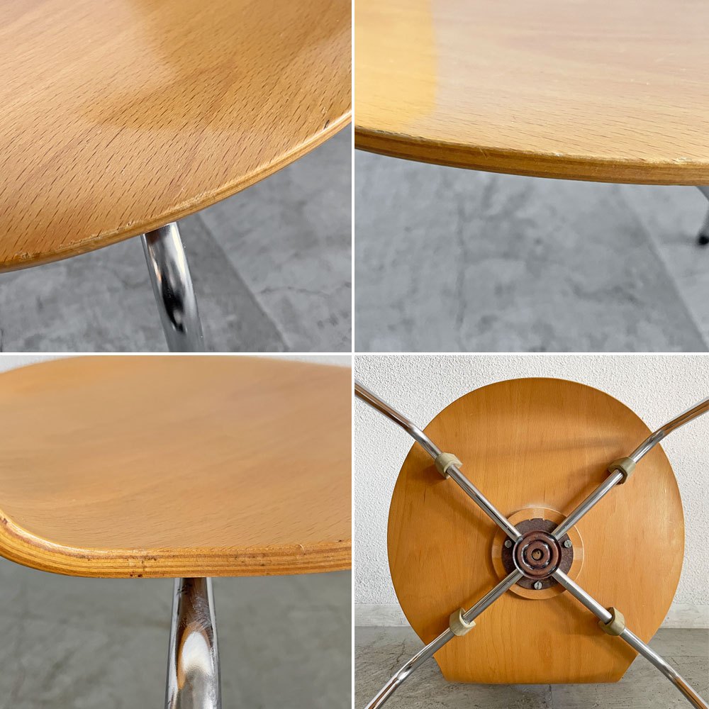 フリッツハンセン Fritz Hansen 3101 アリンコチェア アントチェア 4本脚 ナチュラルビーチ ラッカー仕上げ フェルトグライズ アルネ・ヤコブセン A 〓