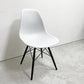 ハーマンミラー HermanMiller サイドシェルチェア ドゥエルレッグ DSW アルパイン × エボニー ポリプロピレン製 イームズ ミッドセンチュリー  C ●