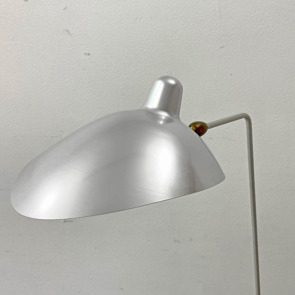 イデー IDEE ランパデール アン ルミエール LAMPADAIRE 1 LUMIERE 1灯 フロアライト セルジュ・ムーユ シルバー 希少 ●