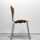 フリッツハンセン Fritz Hansen セブンチェア Seven Chair ダイニングチェア アルネヤコブセン Arne Jacobsen ウォールナット材 北欧家具 B●
