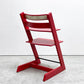 ストッケ STOKKE トリップトラップ TRIPP TRAPP ベビーチェア キッズチェア S/N3～ レッド ノルウェー 北欧家具 現状品 ●