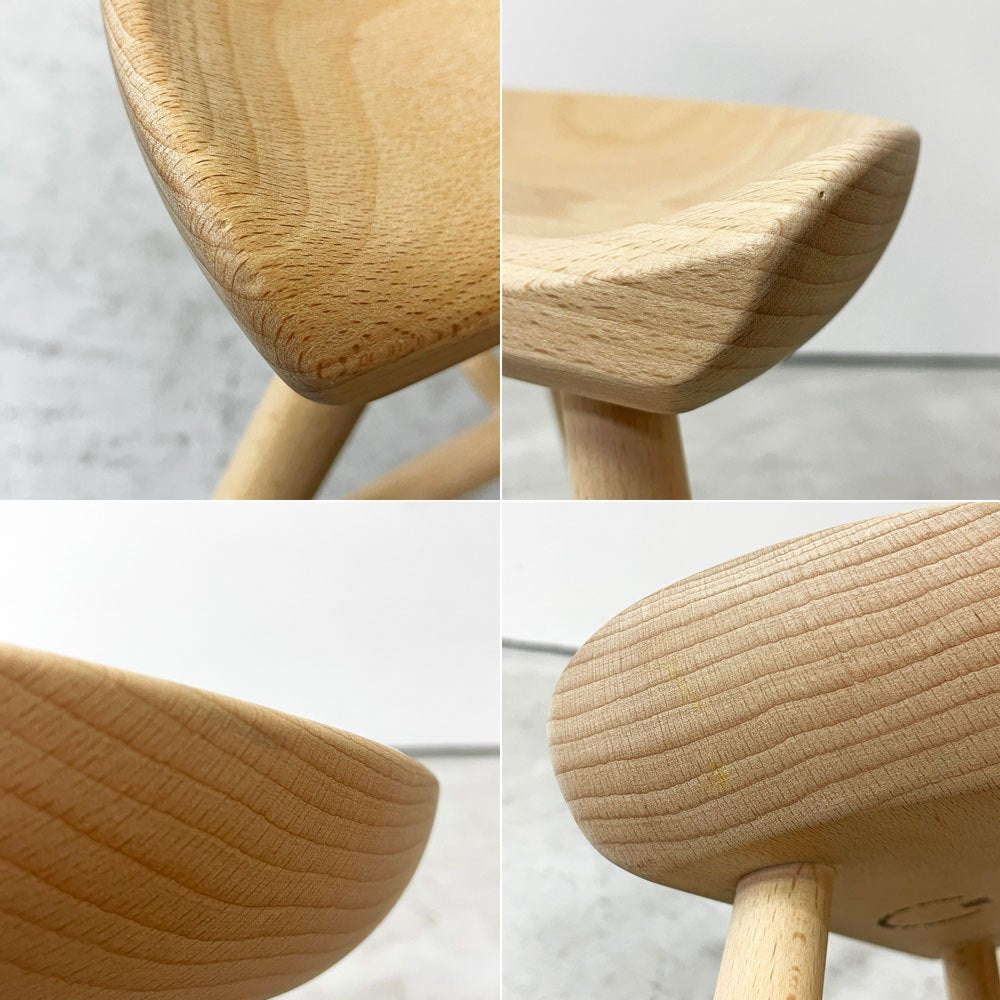 ワーナー Werner シューメーカーチェア Shoemaker Chair NO.27 スツール キッズチェア ビーチ材 ラーズ・ワーナー デンマーク 北欧家具 美品 ●