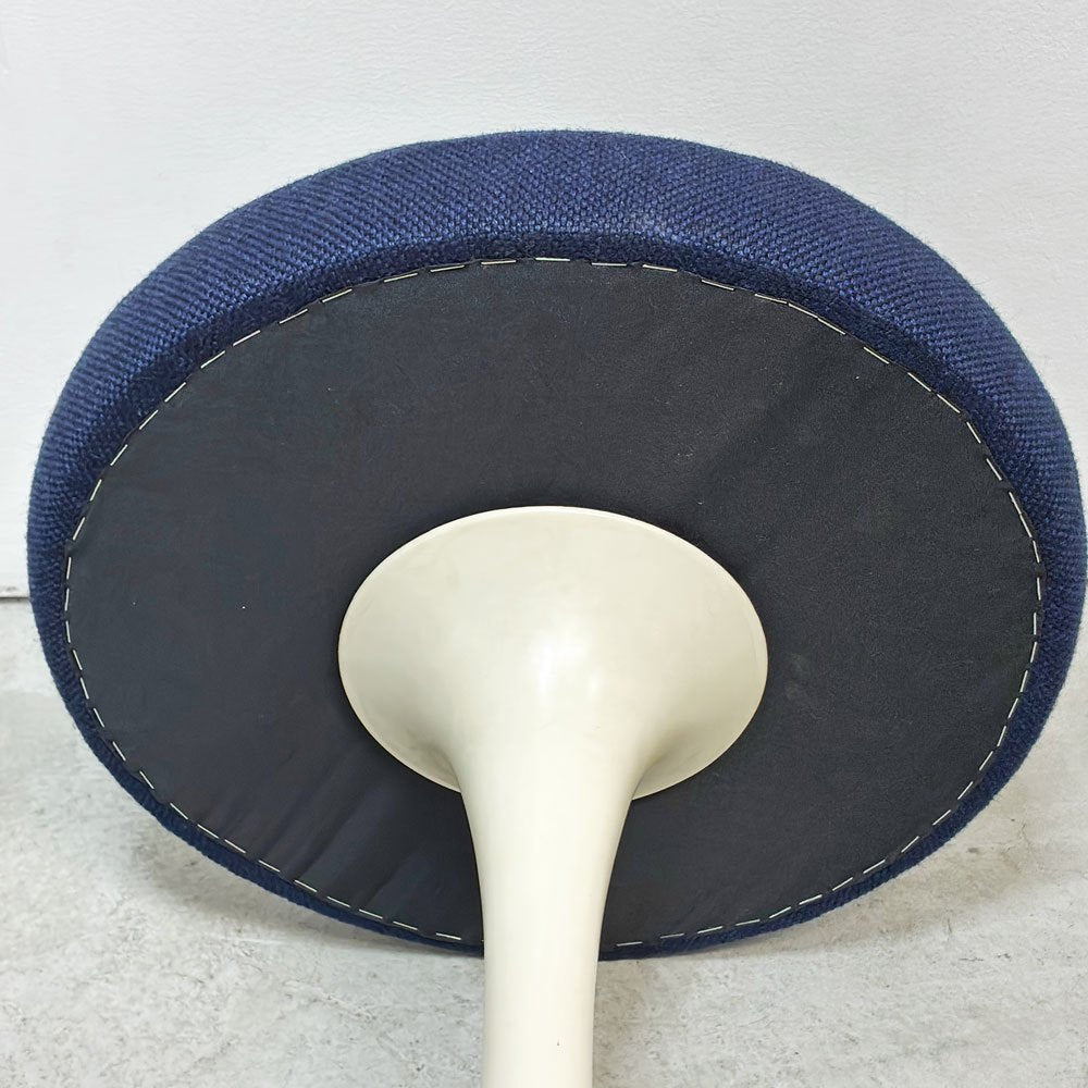 ノル ノール Knoll ビンテージ チューリップ スツール 回転式 エーロ・サーリネン Eero Saarinen スペースエイジ ミッドセンチュリー ウレタン・ファブリック交換品 ●